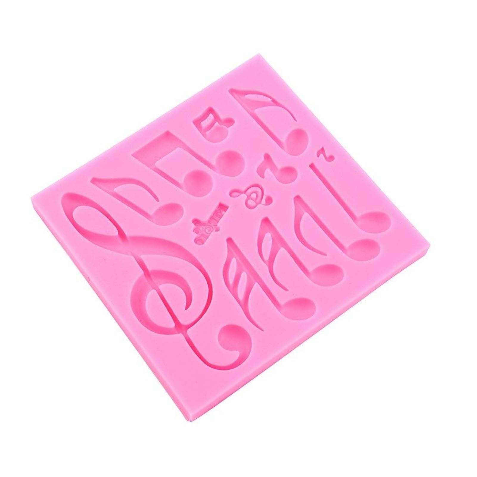 KSTE Cookie Mold, Silicone Mold Chocolate, Multi Music Note Lace Silicone Mold, Mould Fondant Mat, Cake Decorating Tool