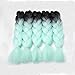 VCKOVCKO Ombre Jumbo Braiding Hair Extension Synthetic Fiber for Twist Braiding Hair, Jumbo Box Braiding Hair 24