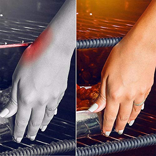 Leline’s Oven Rack Guards, Silicone Oven Rack Shield Protectors, Black Oven Shelf Edge Cover, 14in, 2pcs - Thumbnail 3