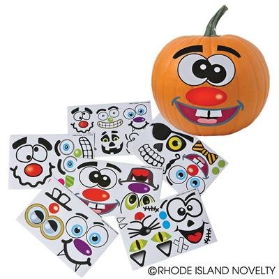 Make Your Own Jack O Lantern Halloween Sticker Set (Package of 12 Sticker Sheets)