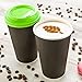 16 Ounce Disposable Coffee Cups, 500 Ripple Wall Hot Cups For Coffee - Lids Sold Separately, Rolled Rim, Black Paper Insulated Coffee Cups, For Hot Coffee, Tea, And More - Restaurantware