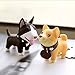 MIFXIN Cute Dog Keychain Key Ring Key Chain Car Key Decoration Keychain for Kids Adults Party Friendship, Bull Terrier