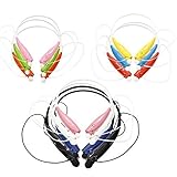 Wireless Bluetooth Headset * With Microphone and Voice Guidance * Flexible and Light Neck Band Design * Comes with FREE Headset Cover Valued at $12.00