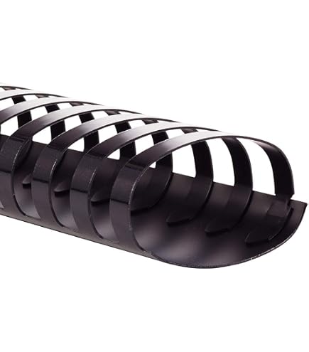 Amazon.com : Fellowes Plastic Comb Binding Spines, 2 Inch Diameter, Black,  500 Sheets, 40 Pack (52369) : Binding Spines : Office Products