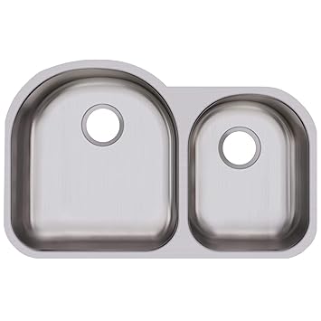 Buy Dayton Dxuh3119r Offset 60 40 Double Bowl Undermount Stainless