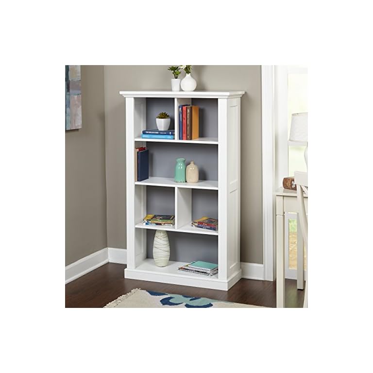 Target Marketing Systems Ella Bookcase with 4 Shelves and a Reversible