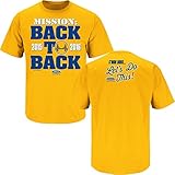 Golden State Warriors Fans. Mission: Back To Back. Gold T Shirt (Sm-5X)