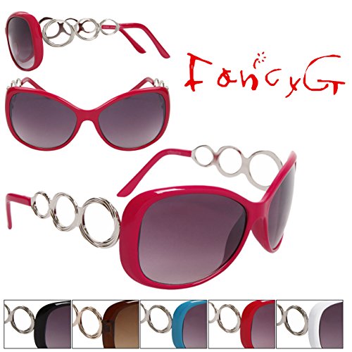 FancyG® Fashion Style Oversized Cat Eye Designed Arms Glasses Frame UV Protection Sunglasses Frame Ladies Fashion Eyewear