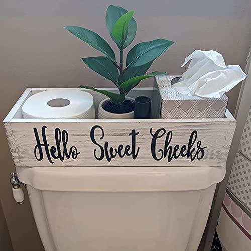 Bathroom Decor Box, Funny Farmhouse Bathroom Decor Perfect for Holding