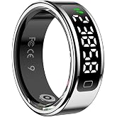 Smart Ring for Women for Men,Fitness Tracker Ring with Monitors Heart Rate,Blood Oxygen,Sleep,Stress and 60 Health Metrics(Sliver, 10)