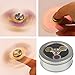 Fidget Spinner - Hand Spinner EDC ADHD Focus,Ultra Durable Hight Speed Bearing,3-5 Mins Spins - Color Brass material