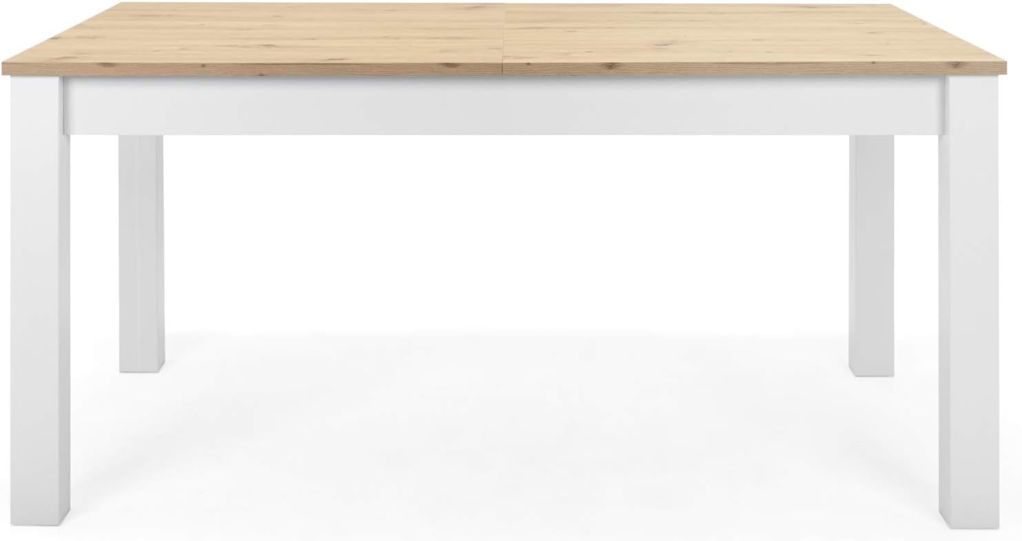 Esstisch Ausziehbar Holz Esszimmertisch 160 X 90 Cm Homestyle4u 1936 Weiss Eiche Nb Esszimmer Kuche Haushalt Wohnen Pacificdermatologycenter Com Esstische Kleine Räume