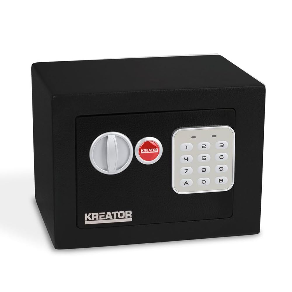 KREATOR KRT692007 - Caja Fuerte electrónica Mini 170x230x170mm