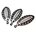 Monrocco 6 pcs 3 color Large Size Banana Hair Clips Resin Fish Shape Grips Clamp Hair Accessories 5.5''