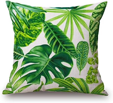 New Living Green Decorative throw pillow Case Cushion cover18x18inch(Positive energy Luxuriant greenery )