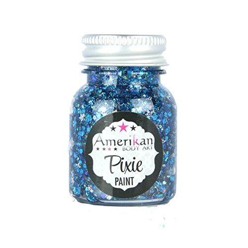 Amerikan Body Art Midnight Blue Pixie Paint Glitter Gel (1 oz)