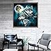 Franterd 30X30cm Lovely Animal Wolf - DIY 5D Diamond Painting By Number Kits - Paint with Diamonds Cross Stitch - Embroidery Crystal Rhinestone Pasted Drilled Arts Craft for Home
