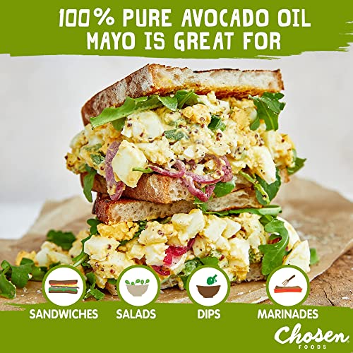 Chosen Foods 100 Avocado OilBased Classic Mayonnaise, Gluten & Dairy