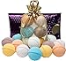 Bath Bombs Gift Set- 6 USA Lush Spa Fizzies.Gift Ideas,Women,Men,Teens.Natural Shea,Coconut Oil & Scents.Great Pampering Gifts for Relaxation.Top Gifts for Women,Men,Teens. Great Birthday Gift Set