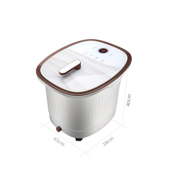 Amazon.com: QYY Footbath Footbath Automatic Massage Footbath Footbath Foot Bath Barrel Electric Heating Foot spa Health deep Barrel: Sports & Outdoors