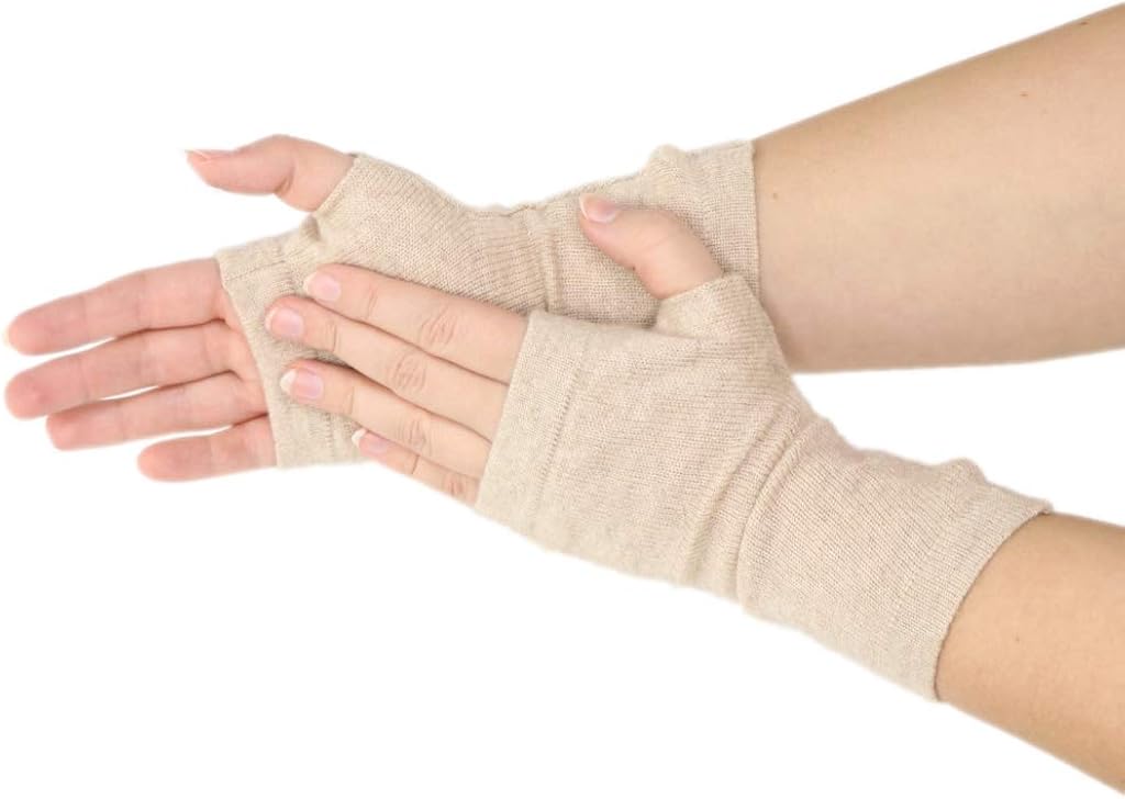 mitaines cachemire noire