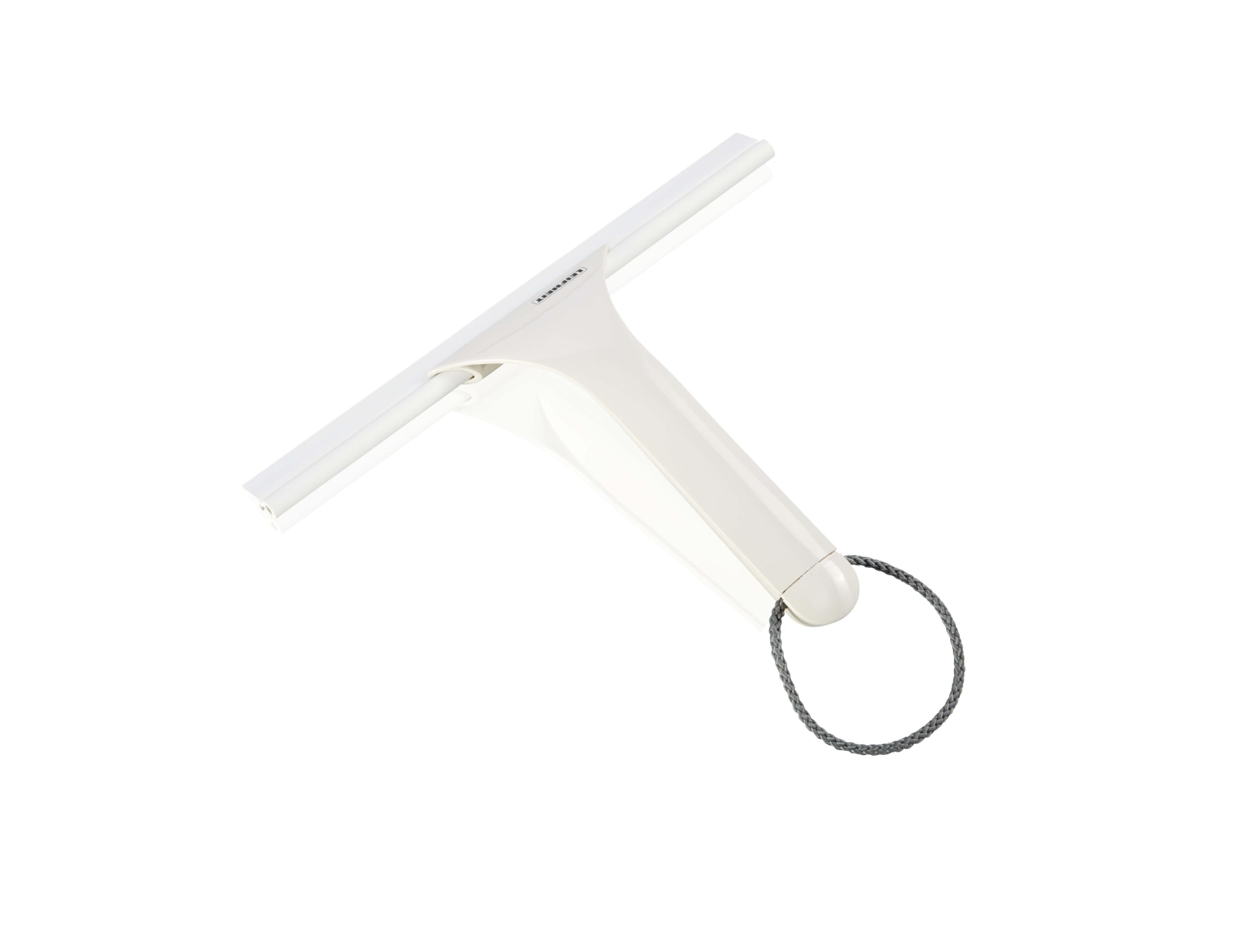 Leifheit Cabino Squeegee for Shower Glass, Window Squeegee with Rubber Lip, Glass, Tile and Shower Screen Wiper with Cleaning Width of 24 cm