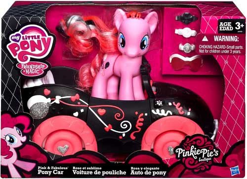 My Little Pony Pinkie Pie's Boutique Pink & Fabulous Pony Car