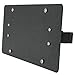 EAG Black License Plate Mount Bracket Universal for Roller Fairlead