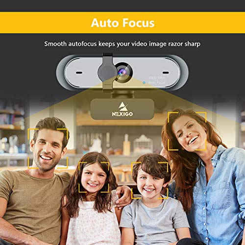 NexiGo N660P 1080P 60FPS Webcam with Software Control, Dual Microphone & Cover, Autofocus, HD USB Computer Web Camera… - Image 3