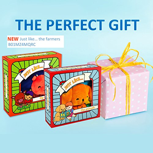 OUR BEST SOFT BOOK for BABIES Fabric Activity Crinkle Cloth Books, Handmade Educational Toys for Baby, 1 Year Old, Toddler with Peekaboo Flap, Interactive Baby Shower Gifts Boy Girl, Gift Box & eBook