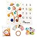 BabyOrbit Baby Monthly Milestone Blanket - 43x47 inches | 12x Card + 12x Sticker