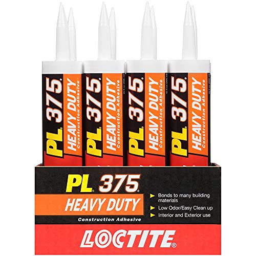 Loctite PL 375 Heavy Duty VOC Latex Construction Adhesive 10Ounce