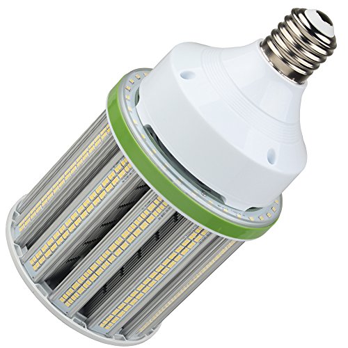 125W Led Corn Light Bulb, 5000K Mogul E39 Led Corn Bulbs, Shortest Led Bulb 16800Lm Equivalence of 400W-500W Metal Halide HID CFL HPS for Shoebox Pole High Bay Parking Lot Wall Pack Lighting Fixture