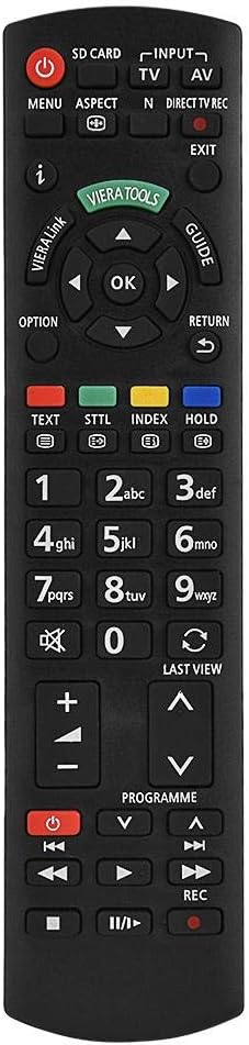 Cuifati Plastic Black Replacement Smart TV Remote Control Television Controller for N2QAYB000487 Innovative Keyboard Remote Controller N2QAYB000487 for Smart TV