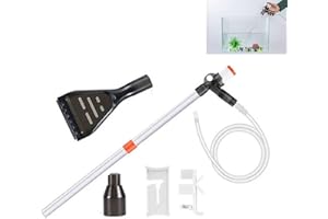 JIAYUYUARPY Fish Tank Aquarium Gravel Cleaner Kit Long Nozzle Water Changer for Water Changing and Filter Gravel Cleaning wit