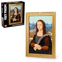 LEGO Art Mona Lisa Building Set - Leonardo da Vinci Wall Display, Ages 18+ - DIY Crafts for Men, Women - Great for Puzzle and Art Lovers - Birthday Gift Idea - Includes Detachable Frame - 31213