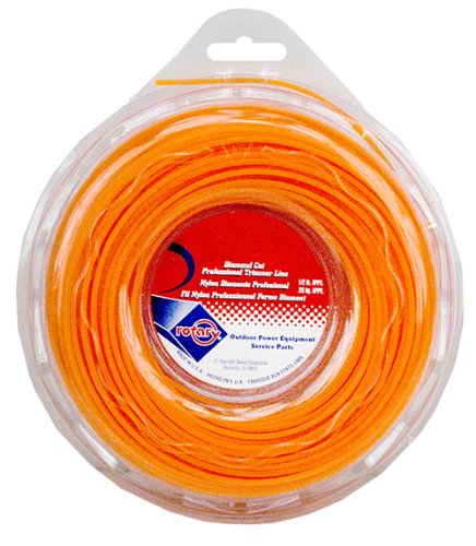 Trimmer Line .095 1/2# Donut Orange Diamond Line
