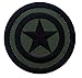 Velcro Patch Camo Green Captain Star America Shield Tactical by Titan one