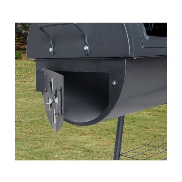 CharBroil Offset Smoker American Gourmet Deluxe Charcoal Grill The