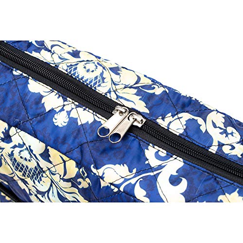 Wheelchair Backpack Bag, Black Wheel Chair Storage Tote Accessory for Most Scooters, Walkers, Rollators - Manual, Powered or Electric Wheelchairs, Travel Messenger Backpack GJB220 (Blue)