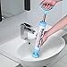 CNSTAR Toilet Plunger, Powerful High Pressure Suitable Sure Holder Drain Plunger for Bathroom, Toilet, Bathtubs, Showers (Blue)