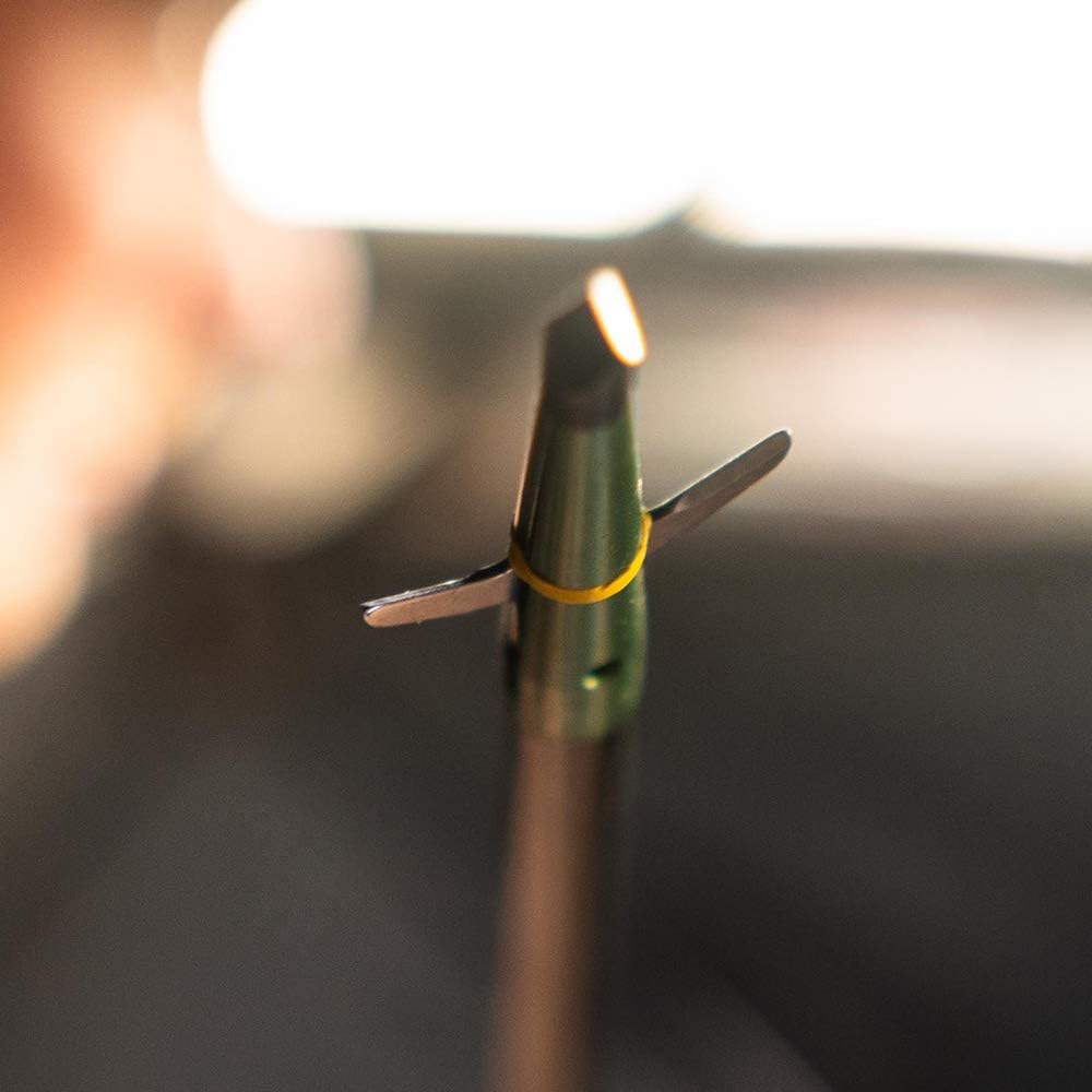 Swhacker SWH00207 #207 2 Inch Cut Broadheads Set of 3-100 Grain, Green, 2" : Sports & Outdoors
