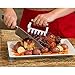 wuudi Pulled Pork Shredder Claws, 18/8 Stainless Steel Meat Claws BBQ Meat Handler Forks for Shredding Handling & Carving Food (BPA Free)