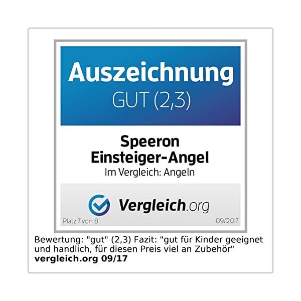 Speeron Angelset: Einsteiger-Angel (150 cm), 31-teiliges Komplettset (Angelset Komplettset, Angelrute, Picknick) – Bild 7