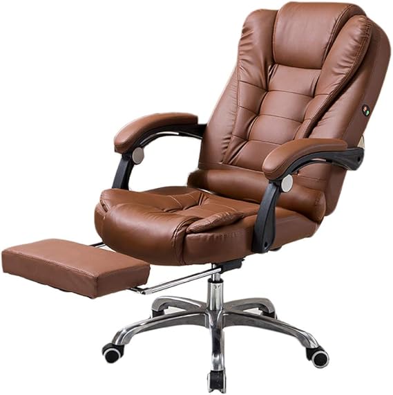 Pu office chair sponge cushion comfortable computer chair recliner
