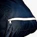 Fine Living Co. Large Hanging Laundry Hamper with Over Door Hooks & Adhesive, Durable Space Saving Laundry Bag with Zipper and Wide Open Top, Hanging Dorm Laundry Hamper (Navy Blue-XL)