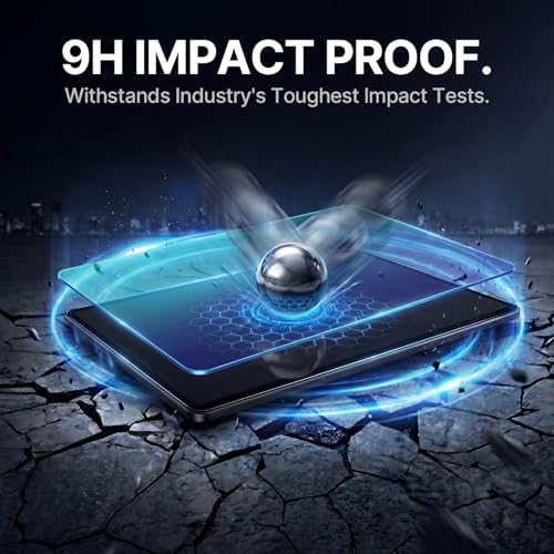 CYBERBEANS 16 inch + 8 inch screen protector for Tesla Model y Juniper 2026 | Tempered Glass Accessories Anti-Fingerprint, Bubble-Free, 9H Hardness, With Installation Kit