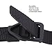 JasGood Tactical Military Mens Belts For Men Outdoor Army Belt Nylon,Black,49.2Inch