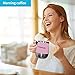 LEADNOVO Update Self Stirring Mug Auto Self Mixing Stainless Steel Cup for Bulletproof/Keto Coffee/Tea/Hot Chocolate/Milk/Cocoa Protein Shaker Mug for Office/Kitchen/Travel/Home Life (Pink)