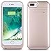 iPhone 8 Plus/iPhone 7 Plus Battery Case, Peyou 4000mAh Ultra Slim Extended Backup Power Bank Battery Charger Case Cover with Kickstand for iPhone 8 Plus, 7 Plus, 6 Plus, 6S Plus 5.5